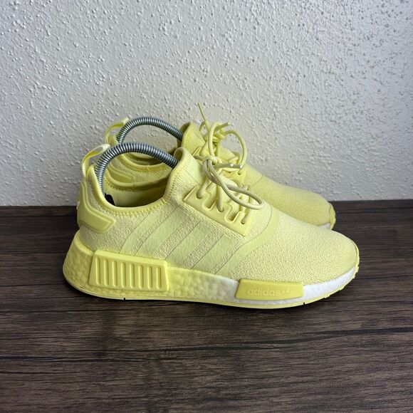 adidas Shoes - Adidas NMD R1 Pulse Yellow White Athletic Shoes Womens Size 6.5 GX8382